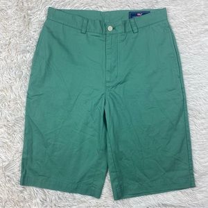 Vineyard Vines Flat Front Club Short Green Size 30